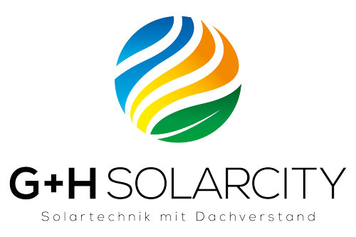 G+H Solarcity Firmenlogo, Solartechnik mit Dachverstand